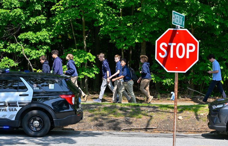 Truthmafia-Hoax Shooting At Massachusetts School Caused Chaos. Then A Cop Mistakenly Fired A Gun.