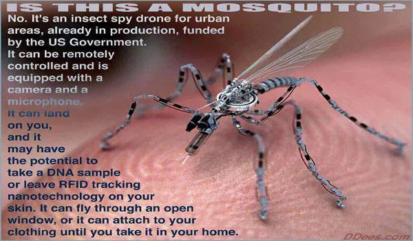 This Is Not A Mosquito It’s An Insect Spy Drone For Urban Areas