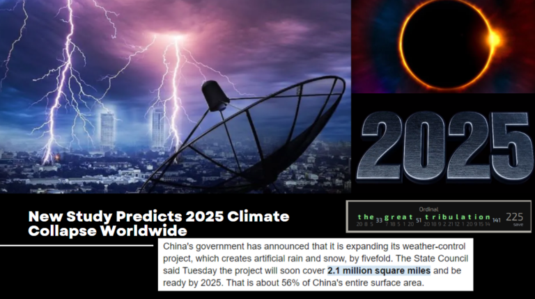 New Study Predicts 2025 Climate Collapse Worldwide