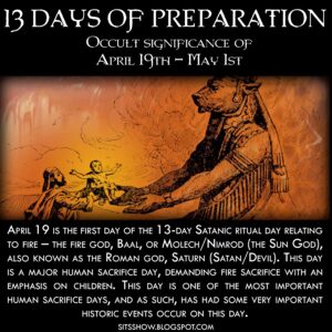 13 Days Of Preparation Leading Into Beltane.