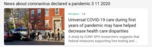 Coronavirus Declared A Pandemic On March 11 Of 2020 A 102Nd Year Anniversary Of The Spanish Flu.