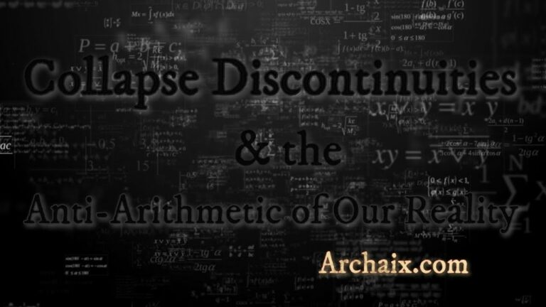 Collapse Discontinuities The Anti Arithmetic Of Our Reality -