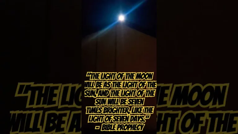 Sun Moon Prophecy Coming True -