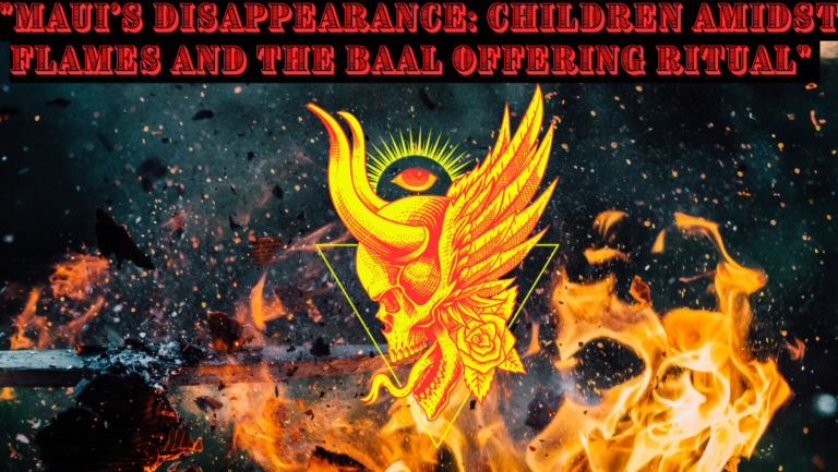 &Quot;Maui'S Disappearance: Children Amidst Flames And The Baal Offering Ritual&Quot;