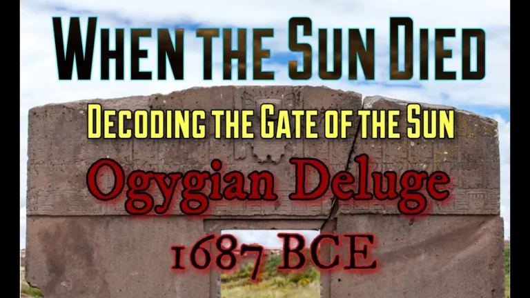 When The Sun Died Decoding The Gate Of The Sun Ogygian Deluge Part 2 -