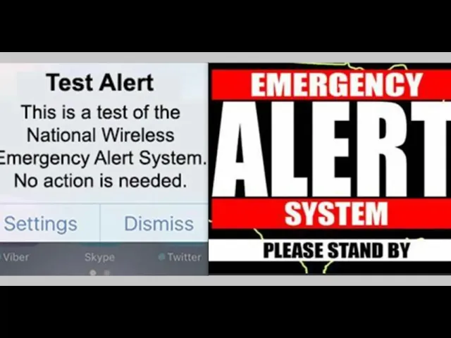 Emergency Alert Test Will Be Sent Out Today On All U S Cellphones Tv And Radio Services -