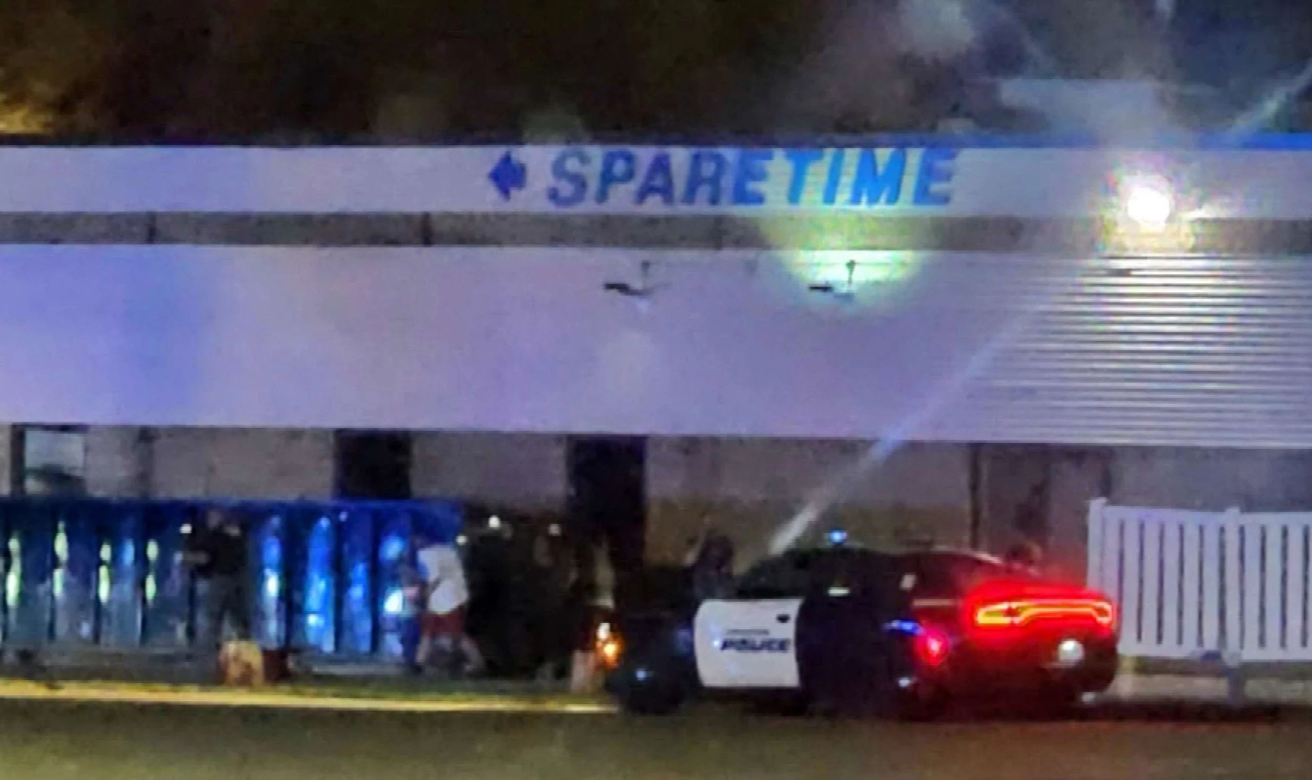 People Run From The Sparetime Bowling Alley During A Shooting In Lewiston, Me., Oct. 25, 2023. Nichoel Wyman Arel