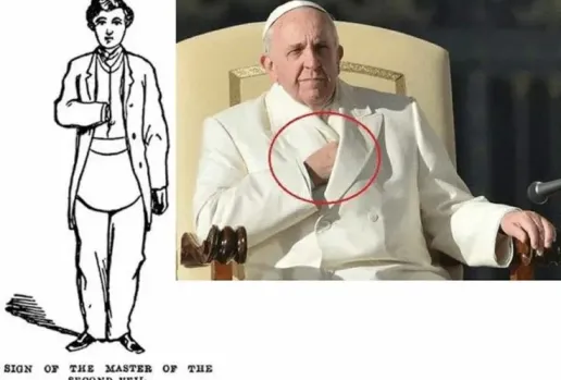 Masonic Hand Signs: Pope Francispope Francis Has Flashed The “Hidden Hand” Masonic Sign Several Times In Public During The Course Of His Papacy.