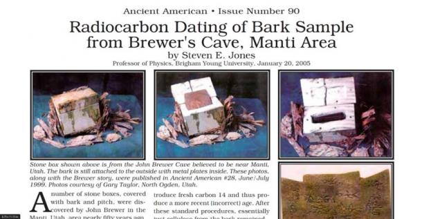 Carbon Dating Of The Bark Box Found In The Brewer Cave. (The Brewer Cave / Facebook)