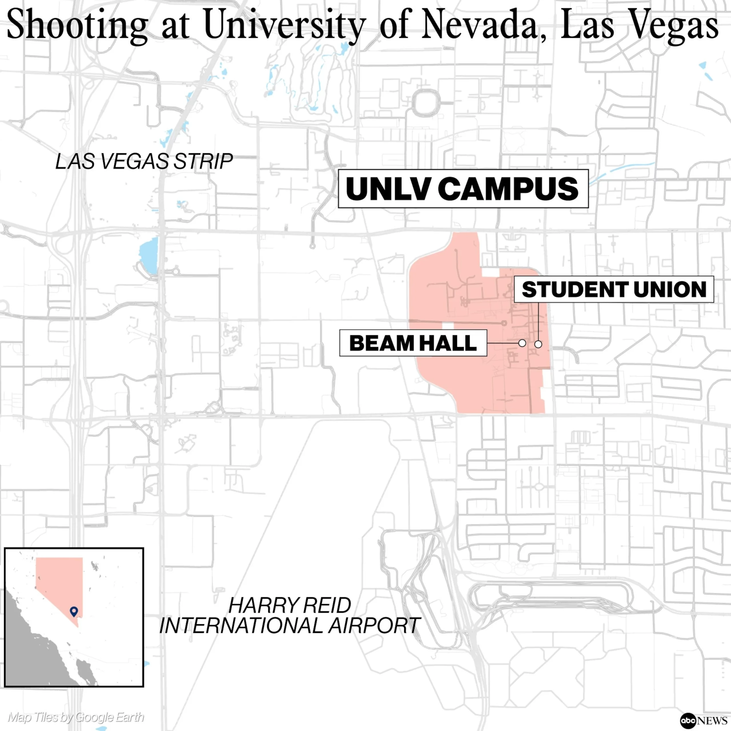 3 Killed In Unlv Shooting, Suspect Killed In Shootout With Campus Officers: Police