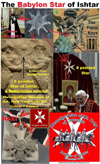 Vatican Ishtar Easter Star Babylon
