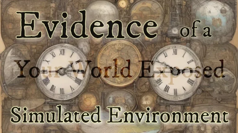 Evidence Of A Simulated Environment Your World Exposed -