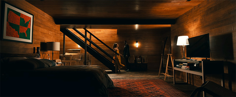 The Scotts Sleep In The Basement Of The House, Which Is Filled With Symbolic Items. The Most Noticeable Item Is The Frame Above Their Bed, Which Is Shown Prominently In The Movie Multiple Times.