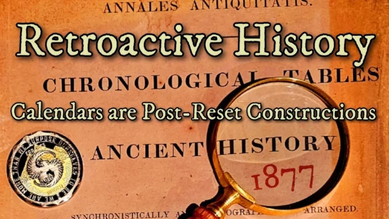 Retroactive History Calendars Are Post Reset Constructions -
