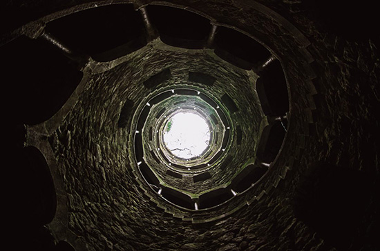 The View From The Bottom Of The Initiation Well.