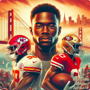 Super Bowl 58 Kansas City Chiefs Verse San Francisco 49Ers A I Artwork 