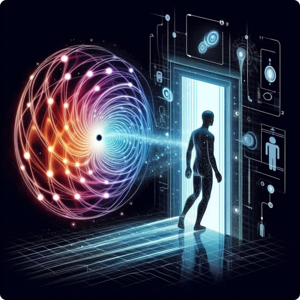 The Process Of Walking Through Doors