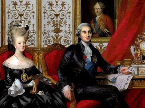French Revolution, King Louis Xv And His Queen, Marie Antoinette