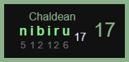 Nibiru Chaldean 17 -