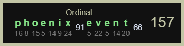 Phoenix Event-Ordinal-157
