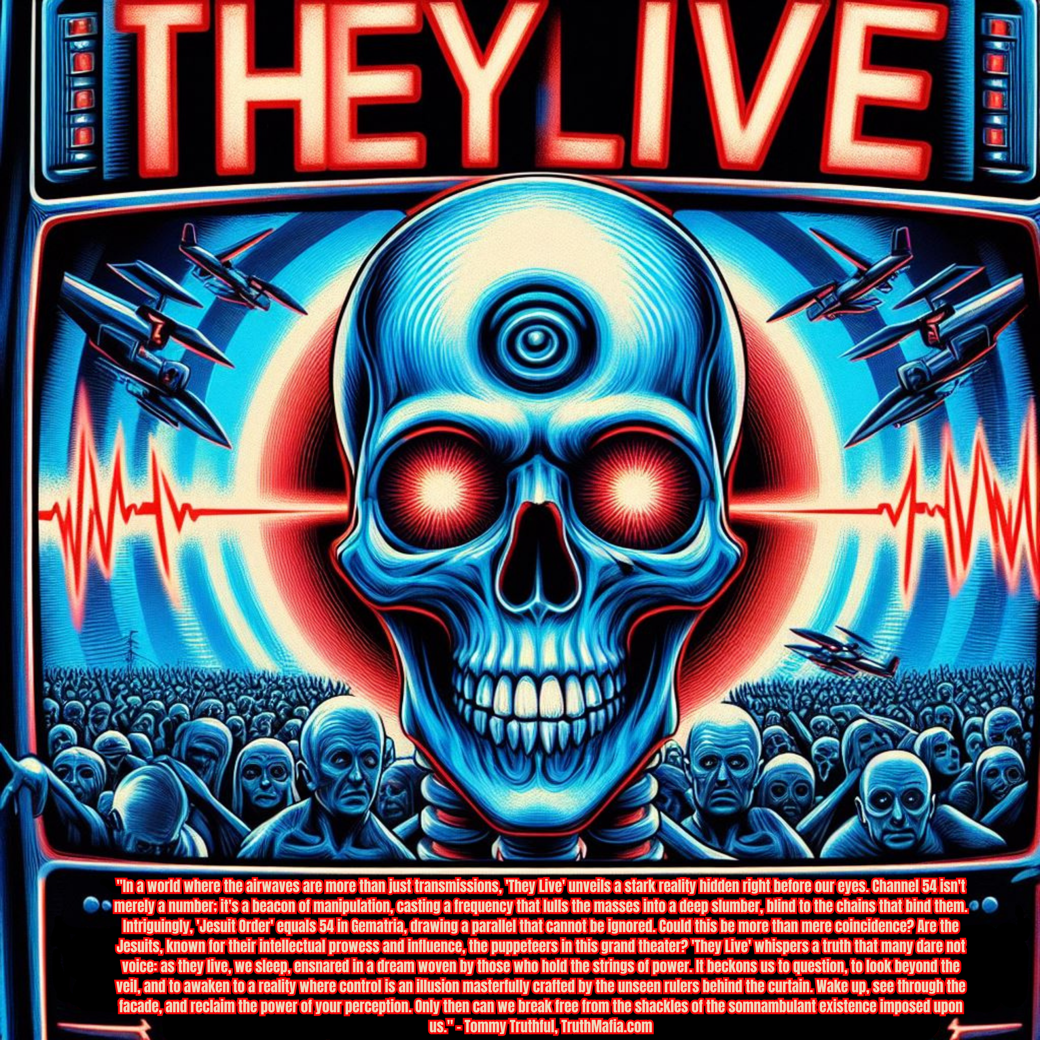 They Live Channel 54 News Ai Art