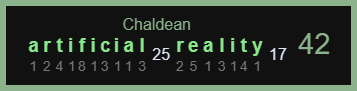 Artificial Reality-Chaldean-42
