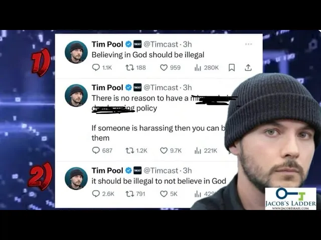 Famous Influencer Tim Pool States Believing In God Should Be Illegal In Mixed Message -