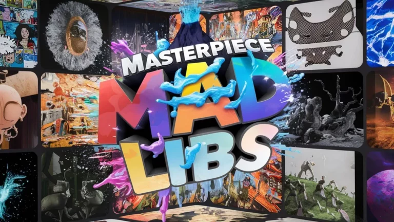 Masterpiece Mad Libs -