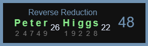 Peter Higgs Reverse Reduction 48 1 -