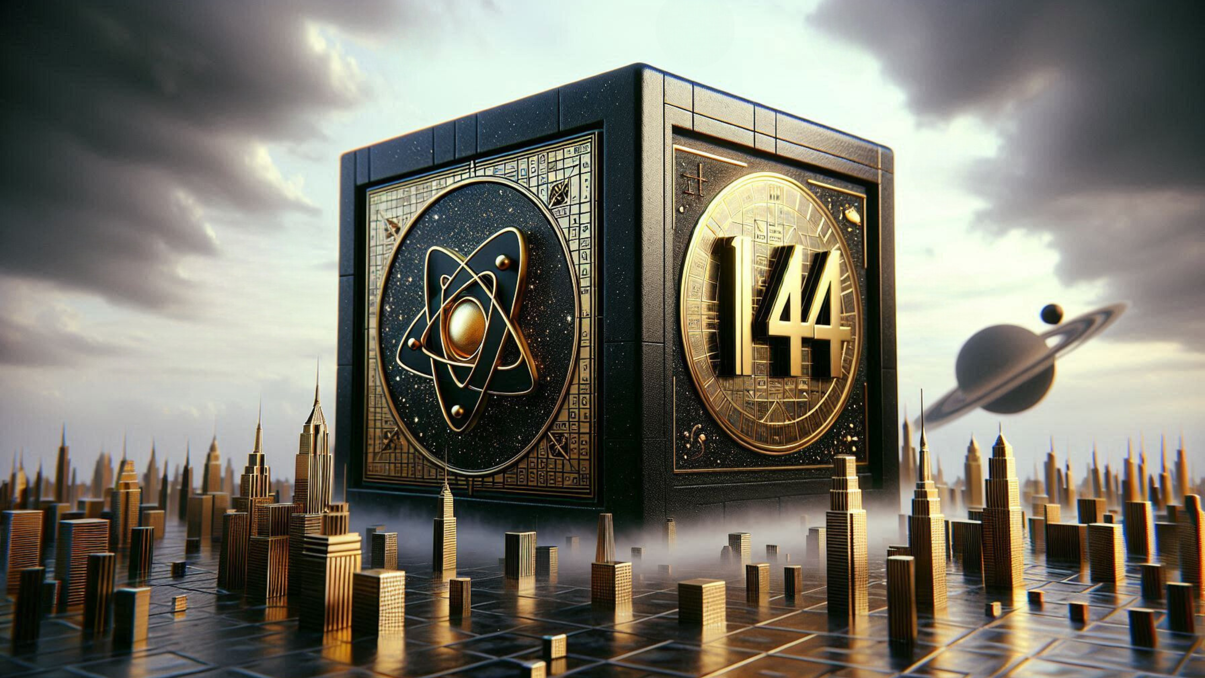 The Holy City, Depicted As A Cube