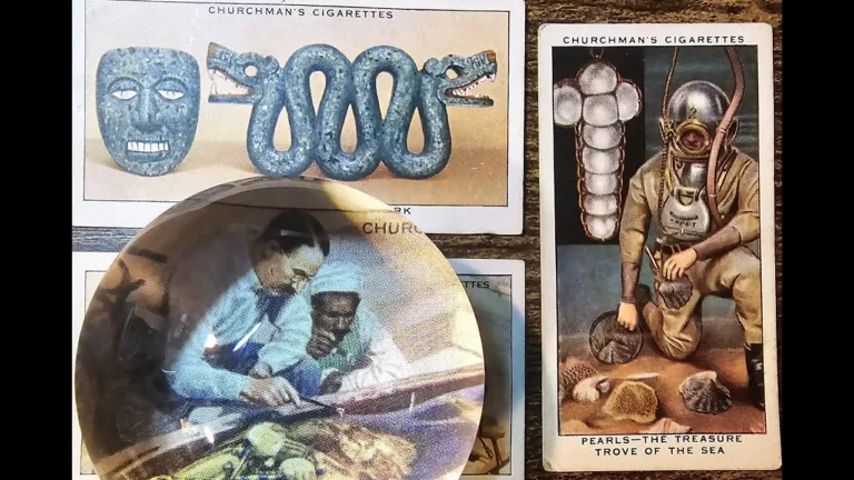 Antique Treasure Cards Of 1930S -