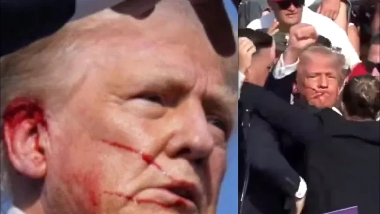 Trump Bleeding Rushed Off Stage After Assassination Attempt At Pennsylvania Rally -