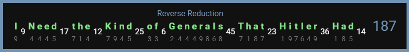 I Need The Kind Of Generals That Hitler Had-Reverse Reduction-187