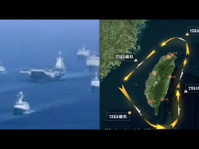 China Surrounds Taiwan With Huge Military Drill Focused On Blockading Key Ports And Strategic Areas -