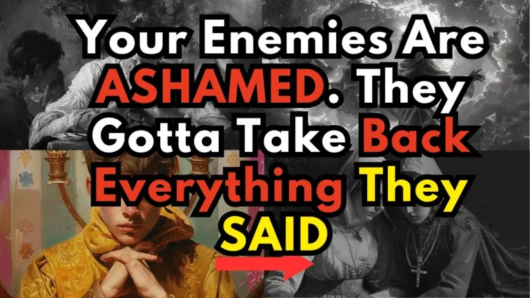 Your Enemies Are Ashamed They Gotta Take Back Everything They Said -