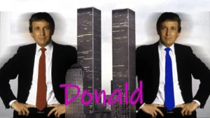 Donald Trump And The Twin Towers Updated Version 1 -