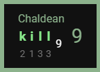 Kill Chaldean 9 -