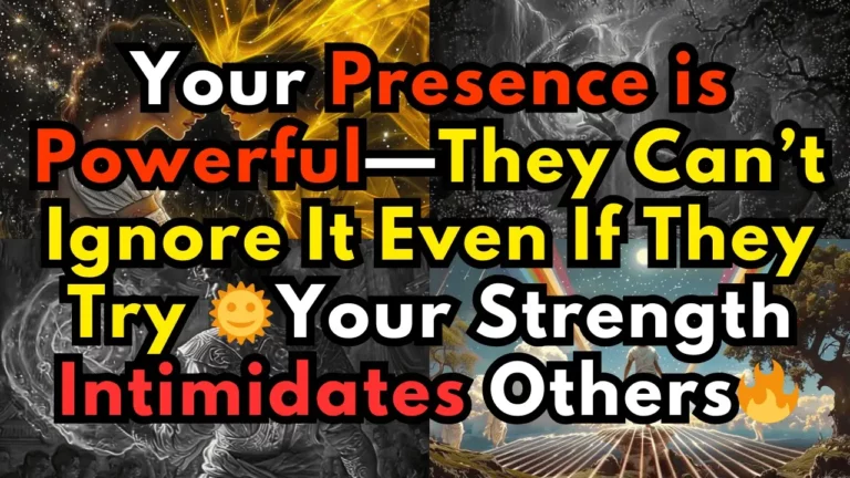 Your Presence Is Powerfulthey Cant Ignore It Even If They Try Your Strength Intimidates Others -