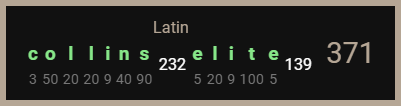 Collins Elite-Latin-371