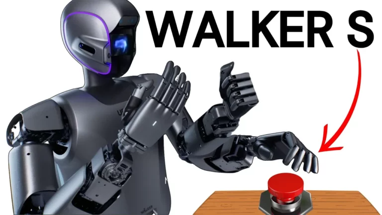 New Walker S Humanoid Robot Shocks Ai Industry With 41 Axes Technology Demo Estun Android -