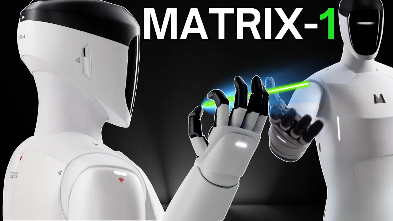 New Matrix 1 Humanoid Robot Previews Shocking Self Learning Ai For 2025 Text To Cad Ai -