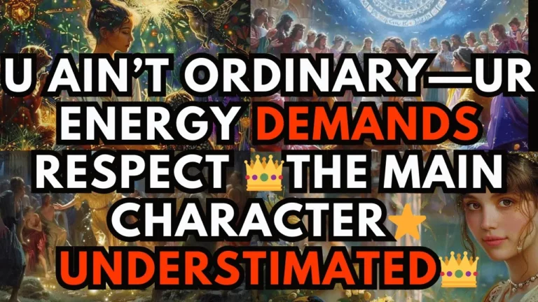 U Aint Ordinaryur Energy Demands Respect The Main Character Understimated -