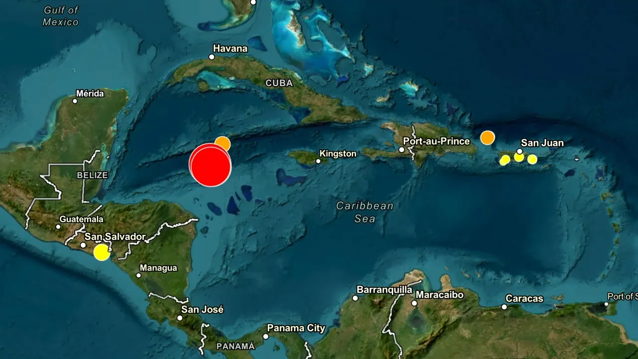 Big Earthquake Hits Carribean Sea Hazardous Tsunami Waves Possible Within 1000Km Yellowstone Quake -