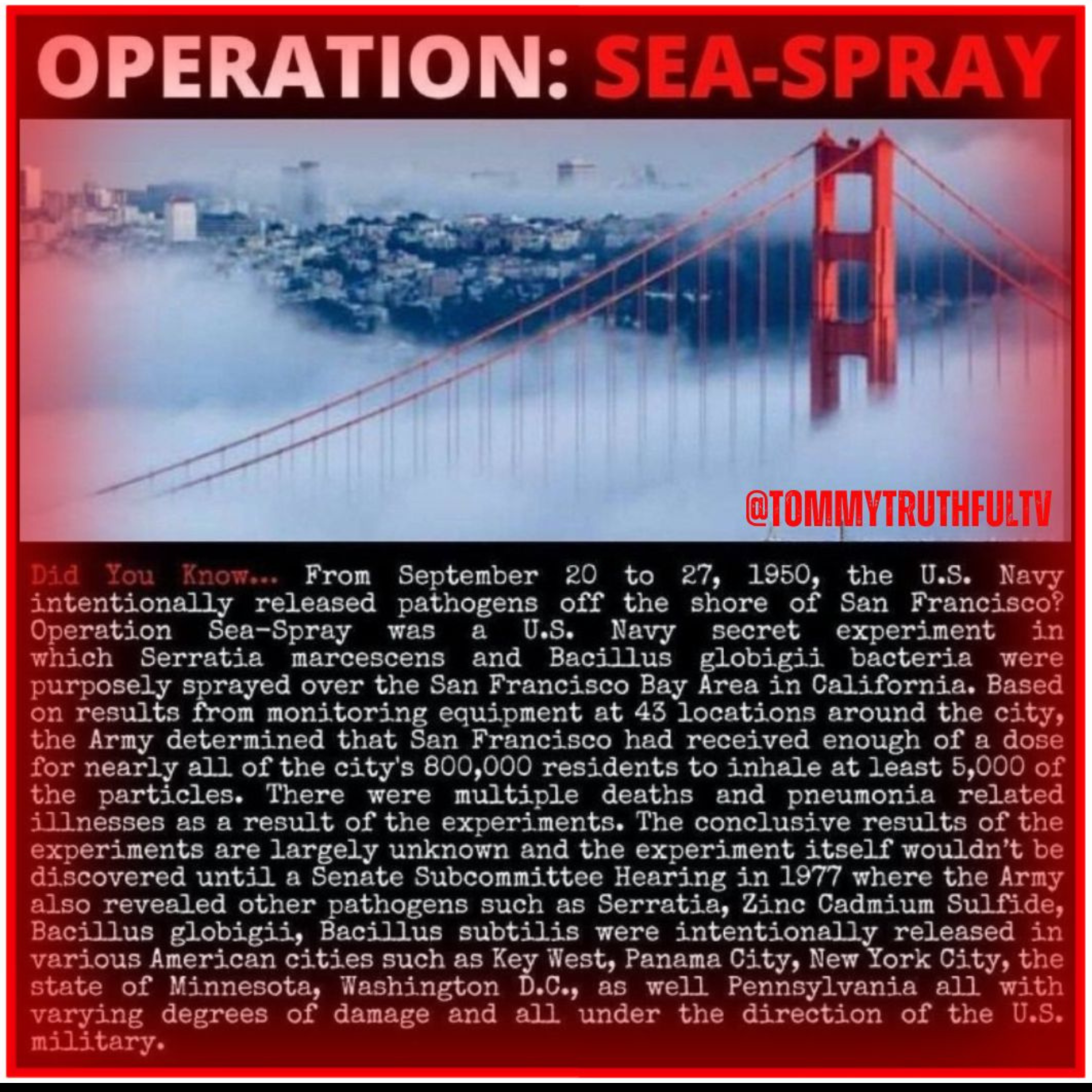 The Fog And Operation Sea-Spray