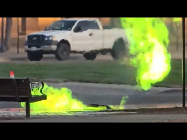 Explosion At Texas Tech Causes Green Flames To Rise From Manholes Sparks Evacuation Power Outage -