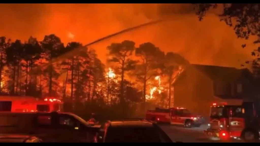 State Of Emergency In Myrtle Beach After Massive Fire Spreads Smart City Meta Beach Plans Exposed -