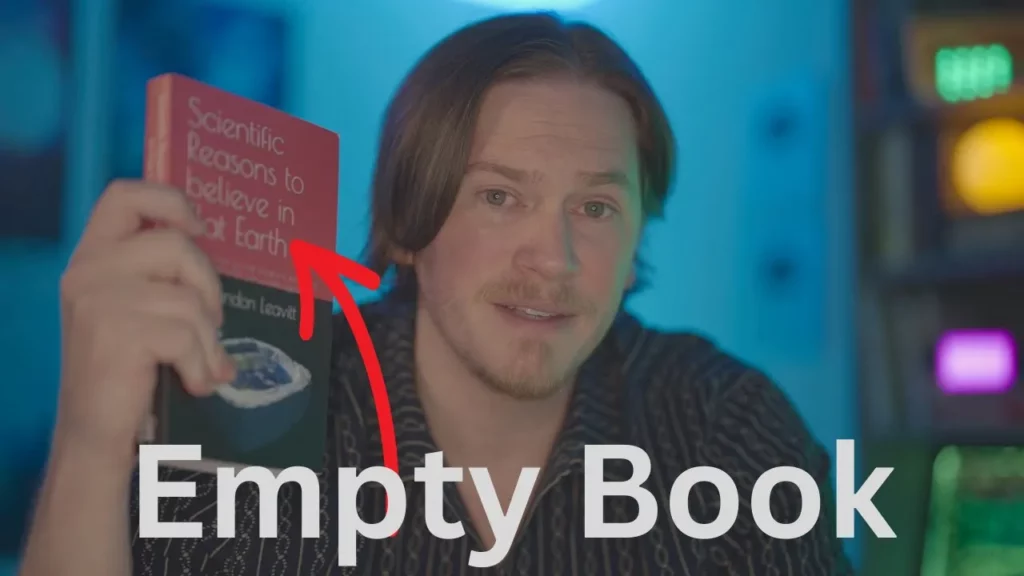 This Viral Flat Earth Book Has Nothing Inside It Scientific Reasons To Believe In Flat Earth -