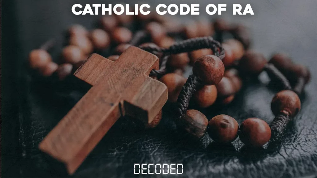 Catholic Code Of Ra -
