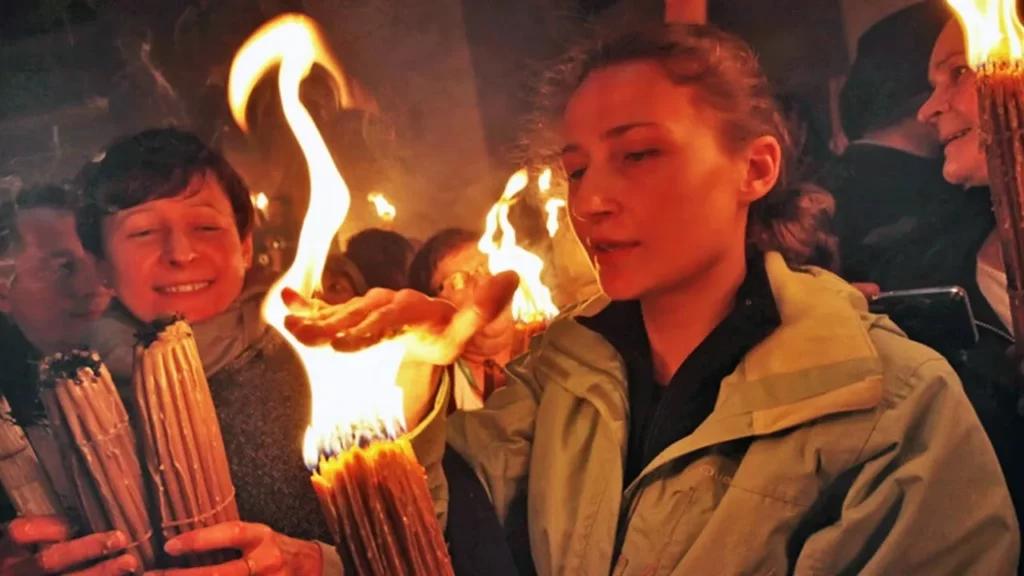 Jesus Spirit Appears In Jerusalem Holy Fire Jerusalem 2025 -