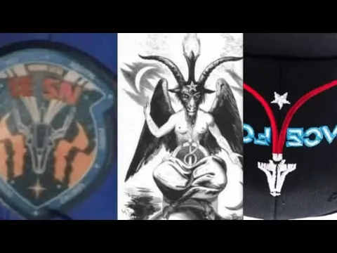 Look At Whats Hidden In Blue Origin And Space X Logos The Head Of The Baphomet -